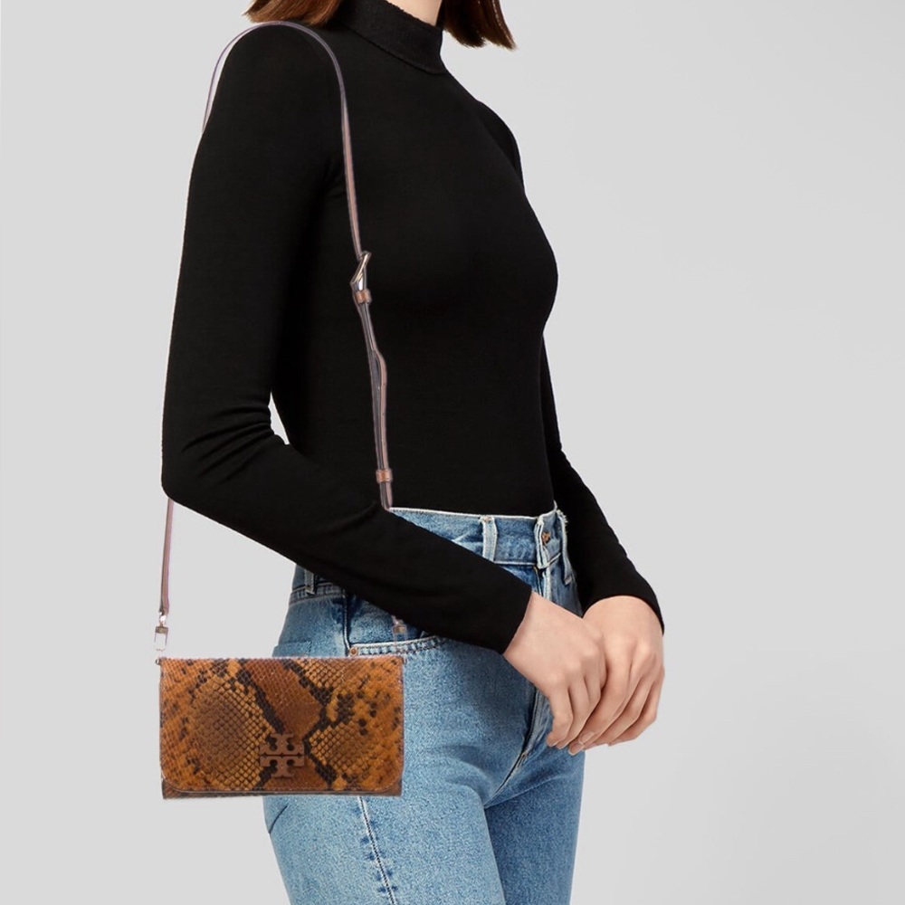 SALE!!!! Tory Burch Tan Snake Print Crossbody NWOT